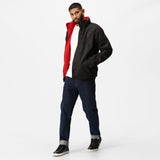 Regatta Mens Dover Fleece Lined Waterproof Bomber Jacket - Logo