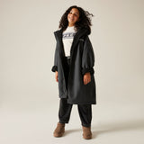 Regatta Kids Fur Trim Hooded Waterproof Pro Dry Changing Robe