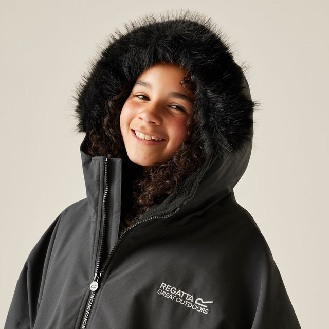 Regatta Junior Waterproof Changing Dry Robe Pro