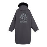 Regatta Kids Fur Trim Hooded Waterproof Pro Dry Changing Robe