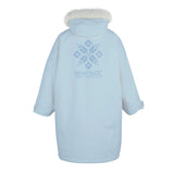 Regatta Kids Fur Trim Hooded Waterproof Pro Dry Changing Robe