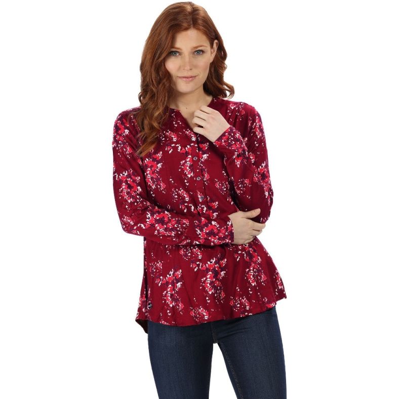 Regatta Womens Makala Printed Long Sleeve Shirt