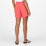 Regatta Womens Sabela Paper Bag Waist Drawstring Cotton Shorts