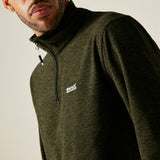 Regatta Mens Thompson Marl Half Zip Fleece Jacket
