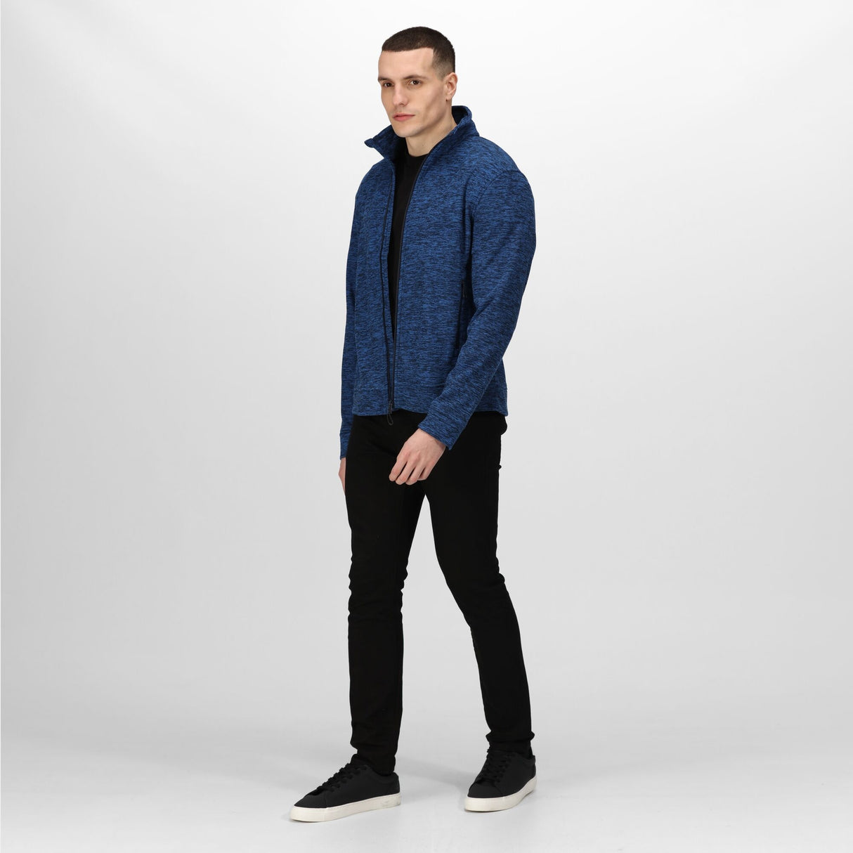 Regatta Mens Thornly Marl Knit Effect Fleece Jacket