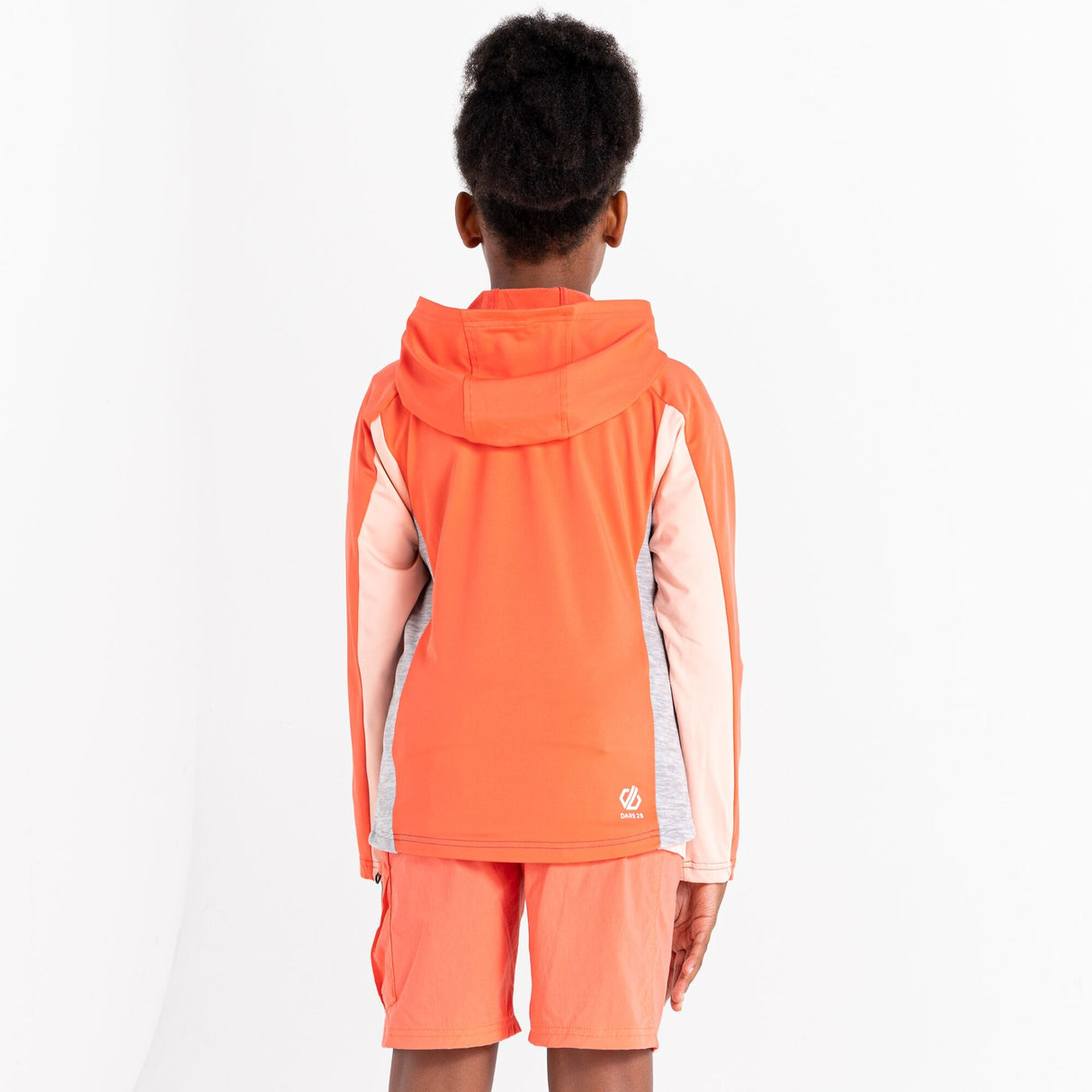 Dare2b Kids Thriving Hooded Core Stretch Midlayer Softshell Jacket