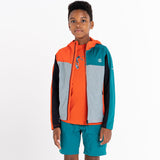 Dare2b Kids Thriving Hooded Core Stretch Midlayer Softshell Jacket