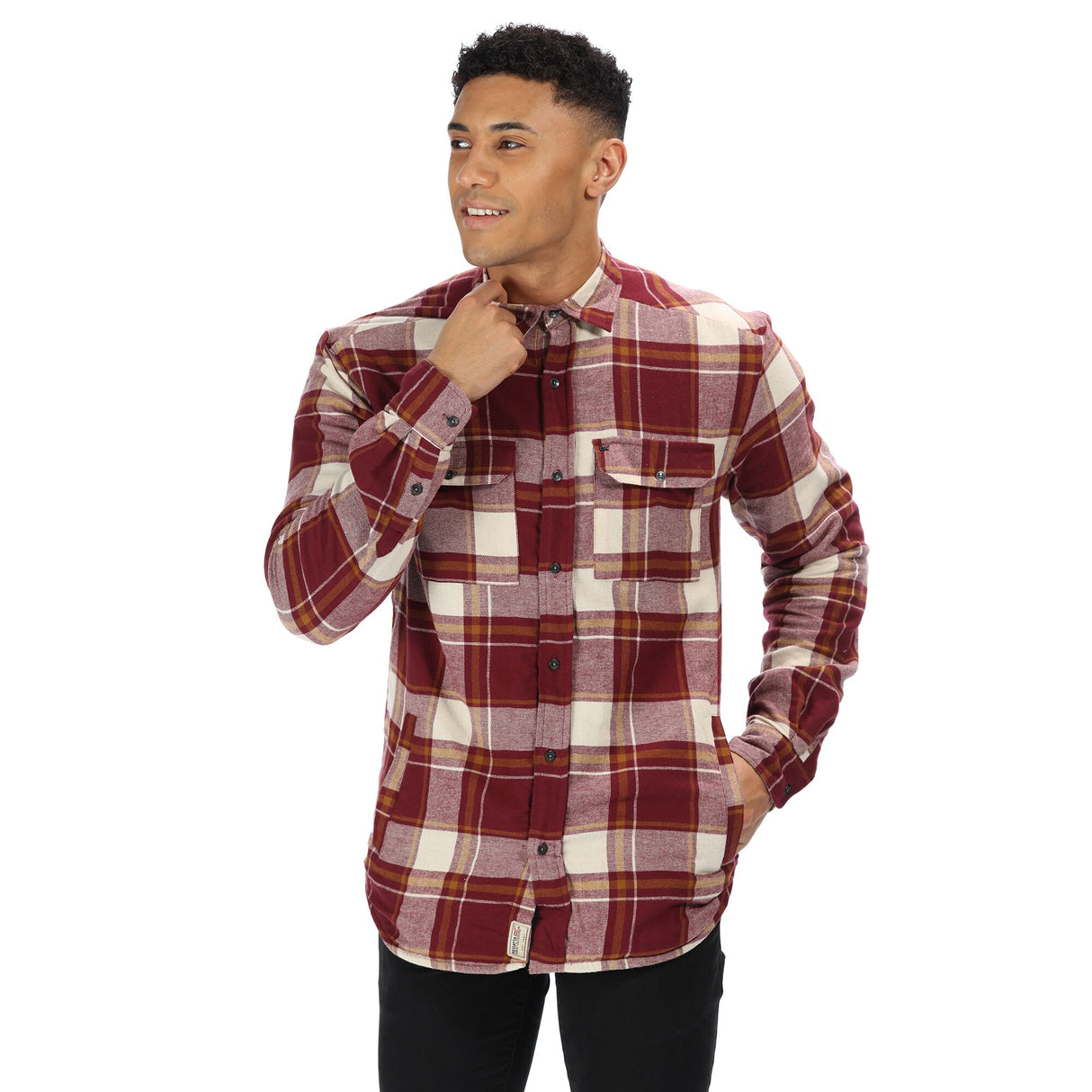 Regatta Mens Tygo Long Sleeve Check Shirt